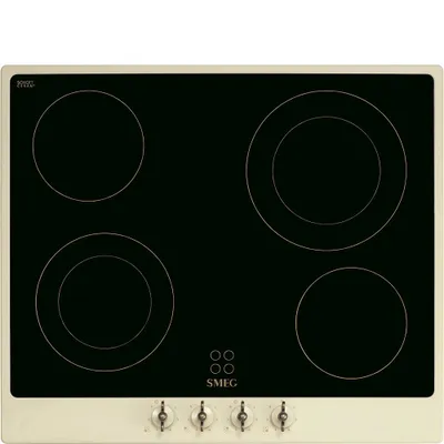 Zdjęcie produktu dla Smeg P864PO, Kremowy, Wbudowany, 60 cm, Ceramiczna, Ceramika, 4 stref(y)