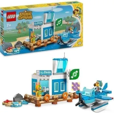 Produktbild von LEGO Animal Crossing 77051 Flugreisen mit Dodo Airlines  Set mit einem Verkehrsflugzeug