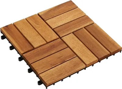 Produktbild von vidaXL Terasové dlaždice 30 ks 30x30 cm akátové dřevo