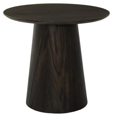 Produktbild von Beistelltisch Novero Espresso 50 x 50 x 46 cm Braun Eiche