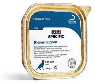 Productafbeelding van FKW Nierondersteunende kattenvoer terrine (karton met 7 x 100 g) - SPECIAAL
