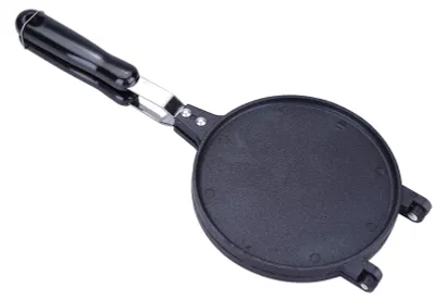 Waffeleisen, antihaftbeschichtet, doppelseitig, 500 g, 38,5x17x17 cm
