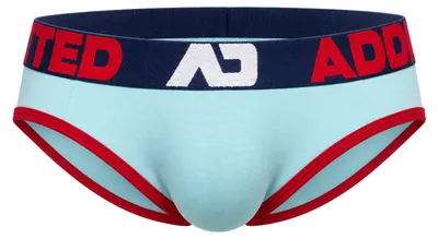 Obrázek produktu pro ADDICTED, pánské slipy bez švů, barva světle modrá, velikost XXXL