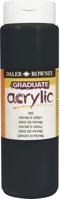 Produktbild von Daler Rowney Graduate Acrylfarbe Payne's Grey 500 ml 1 Stck