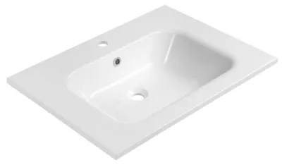 Produktbild von ARECA Gussmarmor-Waschtisch, 71x51,5cm, Weiß