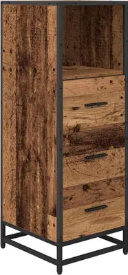Produktbild von Badezimmermöbel-Set Altholz 35 x 37,5 x 100 cm Holzwerkstoff