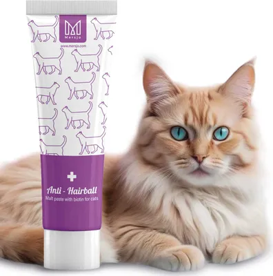 Zdjęcie produktu dla Pasta odkłaczająca dla kota z biotyną, suplement diety Mersjo Anti-Hairball 100g