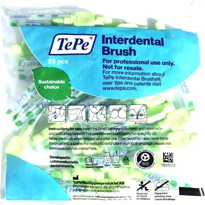 Produktbild von Tepe Extra Soft Interdentalbürsten 0,8 mm Grün 25St