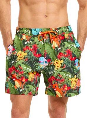 Produktbild von Pokémon Tropical Forest Badehose Größe: S