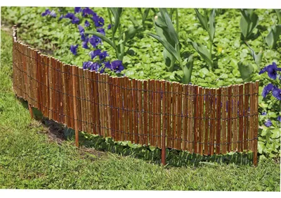 Produktbild von Windhager Beeteinfassung Weide, 100 x 20/35 cm, langlebig