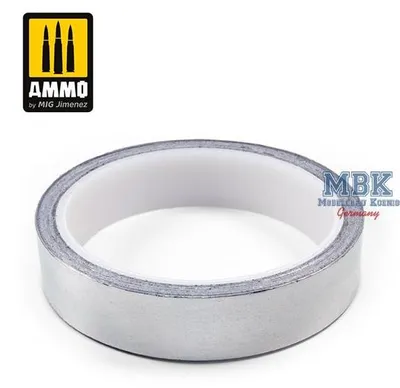 Produktbild von Ammo of MIG AMIG8251 ALUMINIUM TAPE 20 mm x 10 m (0.78 in x 32.8 ft)