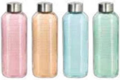 Produktbild von Tognana Porcellane N85BT10M270 Trinkflasche 1000 ml Glas, Edelstahl Gemischte Farben