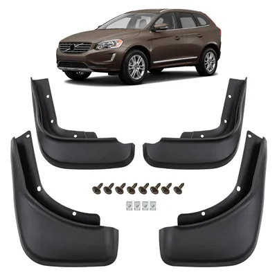 Produktbild von HERSTMOTO Schmutzfänger, 4er-Set Schmutzfänger-Kit Spritzschutz Schmutzfänger mit Befestigungssatz, für Volvo XC60 I 2013-17, Zubehör Vorne Und Hinten