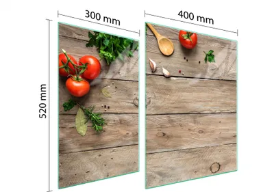 Image de Plaque De Protection Des Vitres Pour Herd 70X52 Bois