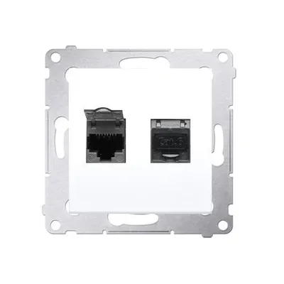 Zdjęcie produktu dla Kontakt-Simon D62E.01/11, Biały, Plastik, IP20, 75 mm, 44 mm, 75 mm