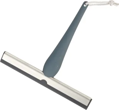 Produktbild von Duschabzieher ISI aus Edelstahl, ergonomischer Griff Soft-Touch grau von SANWOOD