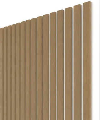 Obrázok produktu pre Akustický panel WALL CONCEPT, dub eterna, biely filc + MDF, rozmer 2750 x 604 x 21 mm, plocha 1,66 m2