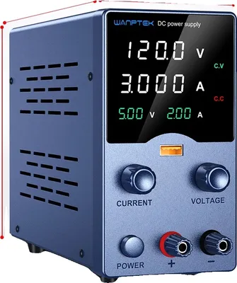 Image de Alimentation DC, réglable 30V 10A, charge rapide USB, GA1203L 120V 3A