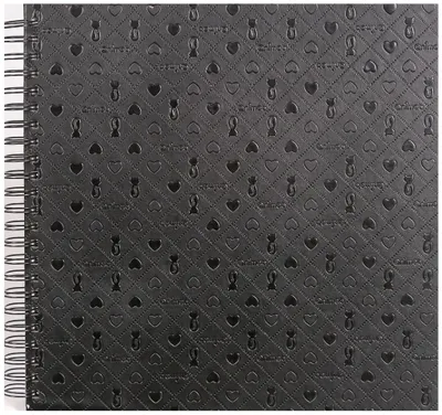 Obrázek produktu pro Spirálové fotoalbum na růžky 30x30/40s. LE CLOU černé