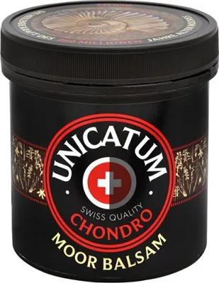 Produktbild von SwissMedicus Moorbalsam Unicatum 250 ml - mit Kräuterextrakten für Rücken, Gelenke und Muskelschmerzen - einzigartiger Kräuterbalsam hergestellt aus Moor und 25 Kräuter - Traditionelle Schweizer Rezeptur