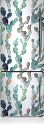 Produktbild von Kühlschrankmagnete Kühlschrank Magnetfolie Magnete Küche 60x180 cm - Kakteen