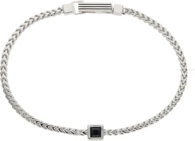 Produktbild von Mabina Herren Armband aus 925 Silber 533808 Schwarz, Zirkonia