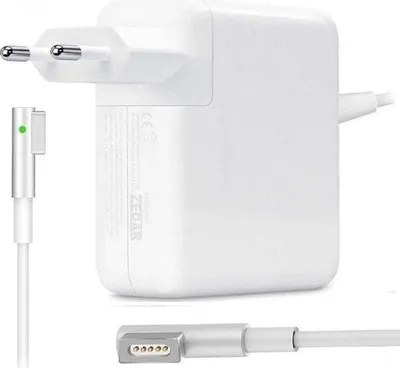 Produktbild von Ladegerät geeignet für MacBook 13" Typ MagSafe 1 60W – A1184, A1344, A1330 | MacBook Netzteil 60 Watt von Zedar - Laptop Netzteile