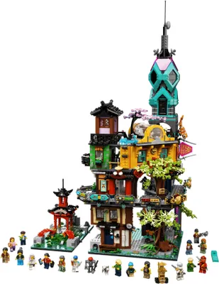 Produktbild von LEGO® NINJAGO 71741 - Die Gärten von NINJAGO® City