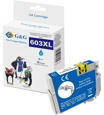 Zdjęcie produktu dla G&G 16974 G&G XL-Druckerpatrone kompatibel mit Epson 603XL Cyan
