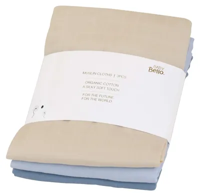 Produktbild von Baby Bello Hydrophile Windel - 3 Stück - Cashmere Blue