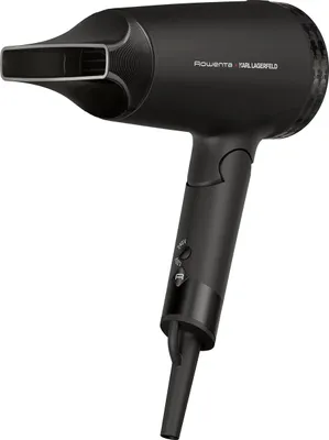 Immagine prodotto di Rowenta Asciugacapelli Express Style CV184L Nero compatto potente design pieghevole da viaggio ultra leggero shine booster impostazioni individuali