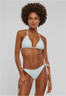 Obrázok produktu pre Dámske plavky bikiny Urban Classics Ladies Recycled Triangle Bikini frostmint - XS