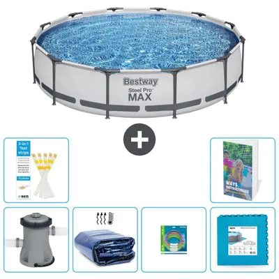 Zdjęcie produktu dla Bestway Steel Pro MAX Okrągły – 366 x 76 cm – 7 elementów S229