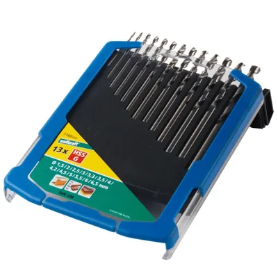 Obrázok produktu pre wolfcraft 13 ks. Sada vrtákov HSS 1,5-6,5 mm 7100000