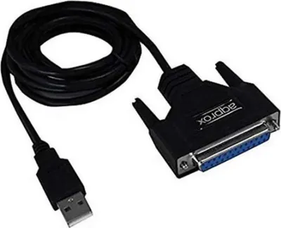 Zdjęcie produktu dla Approx appC26, Czarny, USB A, DB25, 1,45 m, 1 szt., 112 mm