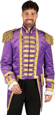 Produktbild von Gardejacke für Herren lila-gold Größe: 3XL