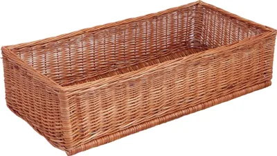 Produktbild von Auslagekorb, braun, Schrankkorb, Allzweckkorb, Thekenkorb, Brotkorb, 40x80x20cm