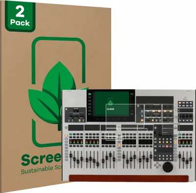 Produktbild von 2x ScreenLeaf Schutzfolie für Behringer Wing (Set bestehend aus 11 Folien) nachhaltiger Displayschutz Display Schutz Folie Klar Transparent