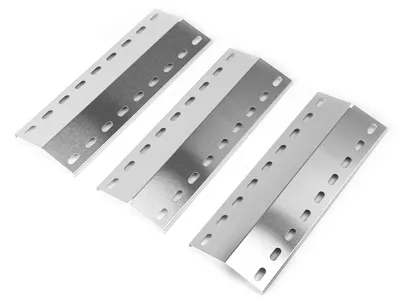 Productafbeelding van Universele roestvrijstalen beschermkap voor gasbranders, 39,5 x 15 cm - 3 stuks