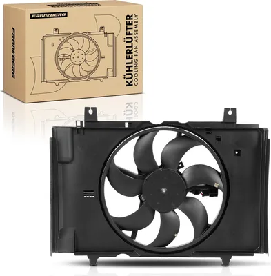 Obrázok produktu pre Frankberg 1x chladič motora s jedným ventilátorom a rámom ventilátora chladiča Nissan Juke Van F15 1.6L