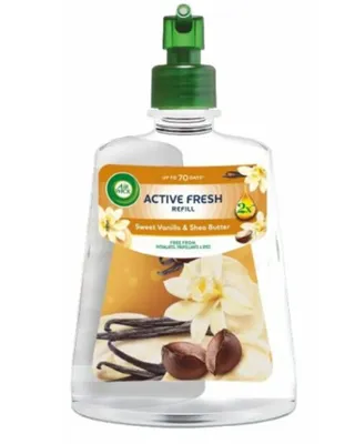 Produktbild von Air Wick Active Fresh Süße Vanille und Sheabutter Nachfüllpackung für automatische Lufterfrischer 228ml