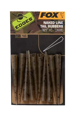 Produktbild von Fox Fishing Edges Camo Naked Line Tail Rubbers 10