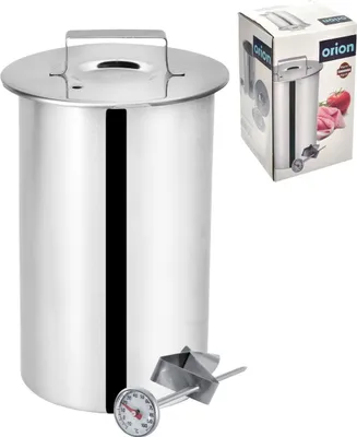 Zdjęcie produktu dla ORION Szynkowar ze stali nierdzewnej z termometrem 10cm