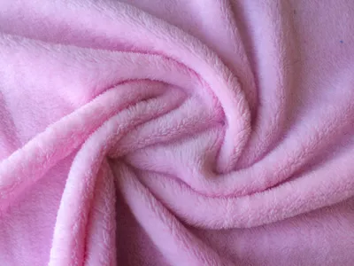 Obrázek produktu pro Coral cosy fleece růžová, látka, metráž / 50cm