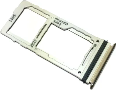 Produktbild von Simkartenhalter und micro-SD Kartenfach für Samsung Galaxy A52 und Galaxy A72, Original Ersatzteil, Weiß