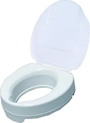Produktbild von Famanu Toilettensitzerhöhung mit Deckel - 10 cm Erhöhung