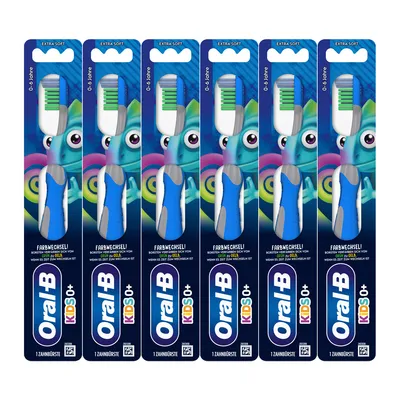 Immagine prodotto di Spazzolino Oral B Stages 1 per bambini da 4 a 24 mesi confezione da 6 pezzi