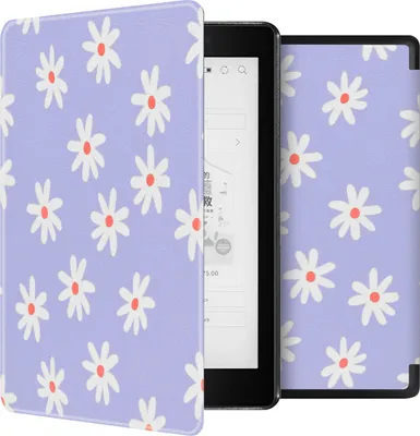 Produktbild von imoshion Design Slim Hard Case Klapphülle Kobo Aura One - Flowers Distance