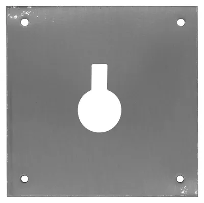Image de Plaque De Serrure Plp14 Acier Inoxydable, 80x80mm - Micel