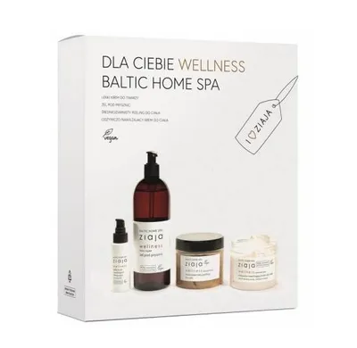 Produktbild von ZIAJA + BAG Set Cream Peeling Tonic Soap Cosmetic Bag Organizer Baltic Wellness Set